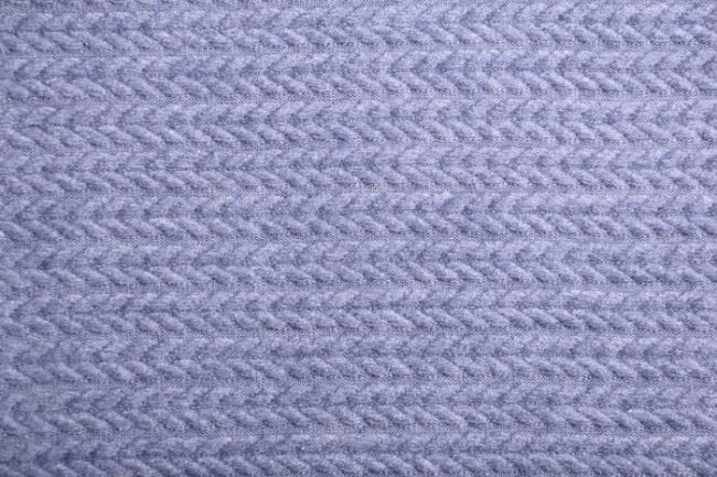 Blue knitwear with braids 0844/690