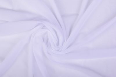 Elastic tulle in white color 0695/001