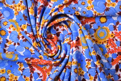 Functional knitwear with a print of small flowers IT018 (4)