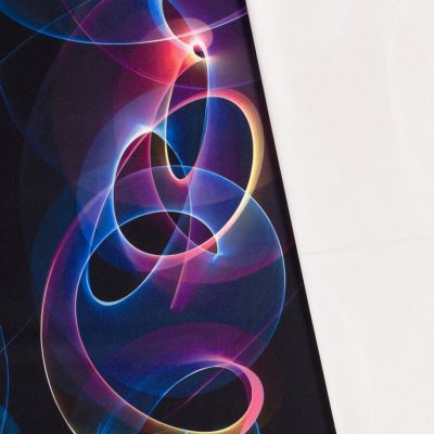 Functional knitwear in black with digital print of spirals 20254/069 (3)