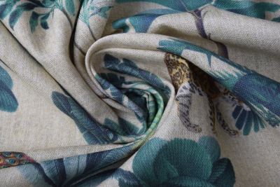 Decorative fabric with digital print of plants and animals 01489/052 (3)