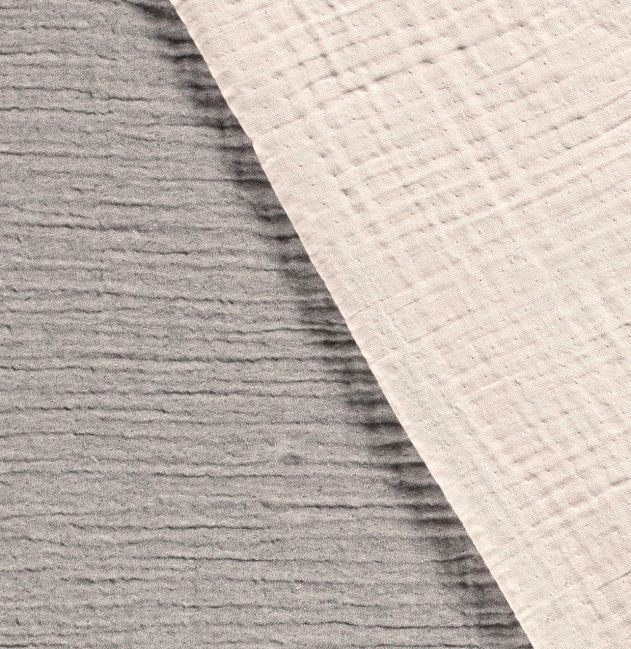 Four-layer muslin in light gray color 21210/063