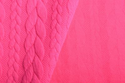 Knitwear in pink color with braids 13423/875 (3)