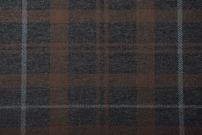 Patterned knit Punto di Prada with brown check print DS-GL15