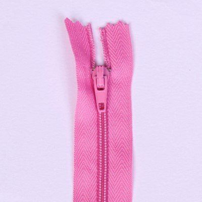 Pink spiral zipper 20cm I-3C0-141