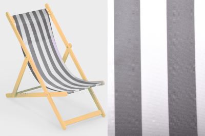 Lounger 44 cm wide with a print of gray stripes LH41 Lounger 44 cm wide with a print of gray stripes LH41