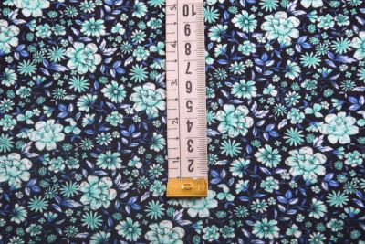 Cotton knitwear in black with flower print TU27935 (3)