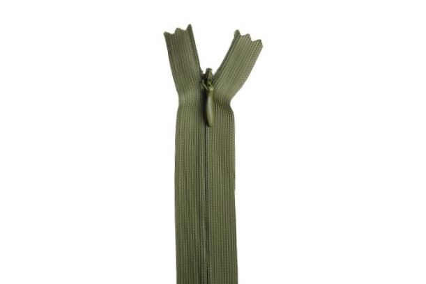 Hidden zipper in khaki color 20cm I-3W0-20-235