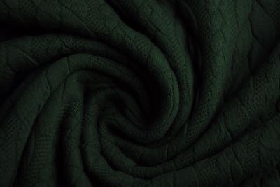 Knitwear in dark green color with braids 13423/201 (5)