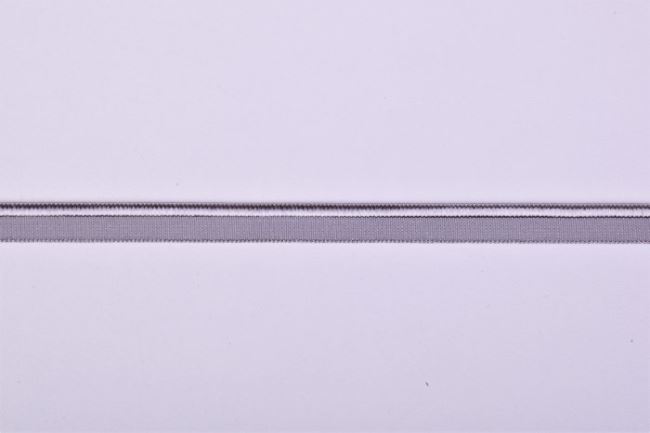 Edging elastic band in beige color, 1 cm wide 43611