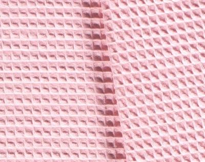 Waffle fabric in light pink color 02903/013 (1)