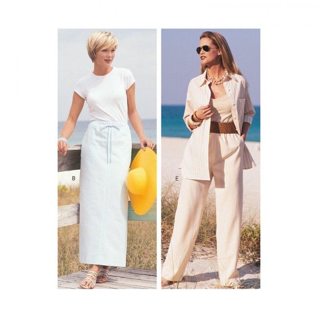 Butterick fit for pants and skirt in size 34-42 B6742-B5