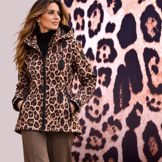 Softshell with custom digital animal print SMT-SCH7317A