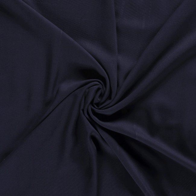 Viscose fabric in dark blue color 13536/008