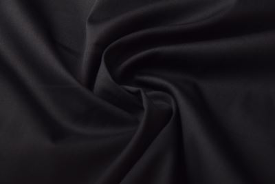 Fine cotton fabric in black MI58968877
