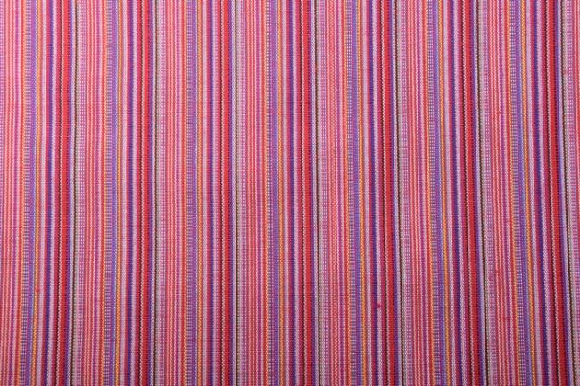Native American fabric with red woven decorative stripes 13152/007