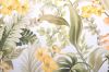 Cream-colored cotton fabric with floral print MI20708/905