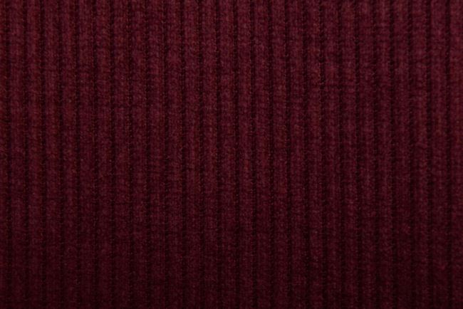 Corduroy knit in burgundy color CSCLC-2684/10