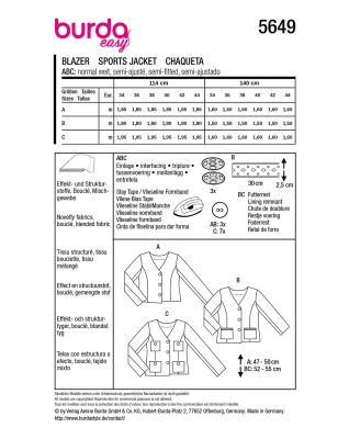 Women's jacket cut in size 34-44 5649 (1)