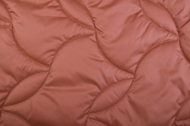 Stitching in brown color with decorative stitching and lining TM02