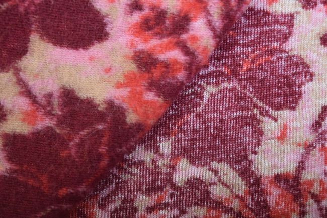 Boiled wool with flower pattern DS-GL2091