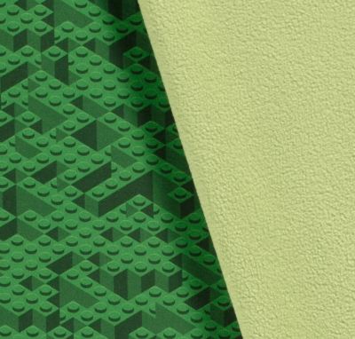 Softshell in green color with digital print of lego blocks 20433/025 (1)
