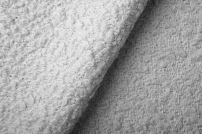 Coat fabric in gray with studs TI2052