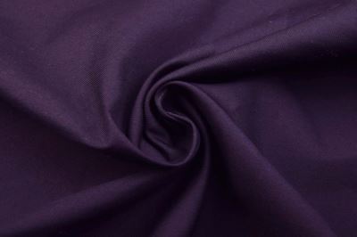 Cotton twill - Gabardine in dark purple color MOR4250