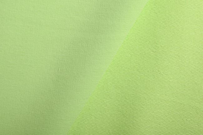 French Terry tracksuit in bright green color TU14607/23