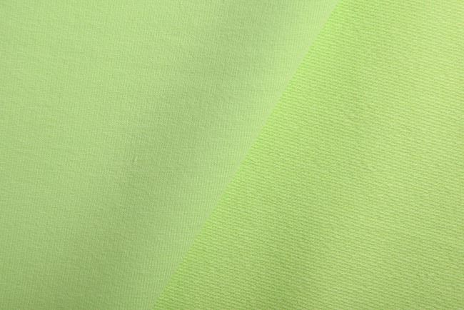 French Terry tracksuit in bright green color TU14607/23