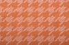 Cotton knit in brick color with rooster footprint print 289970/001