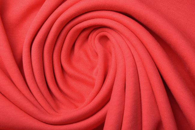 Cotton knit in red color PAR174