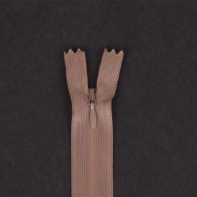 Hidden zipper light brown 18cm I-3W0-18/294