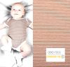 Cotton knitwear from the BABY collection with old pink stripes 18489/014