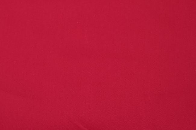 Cotton stretch satin in dark red color 03122/016