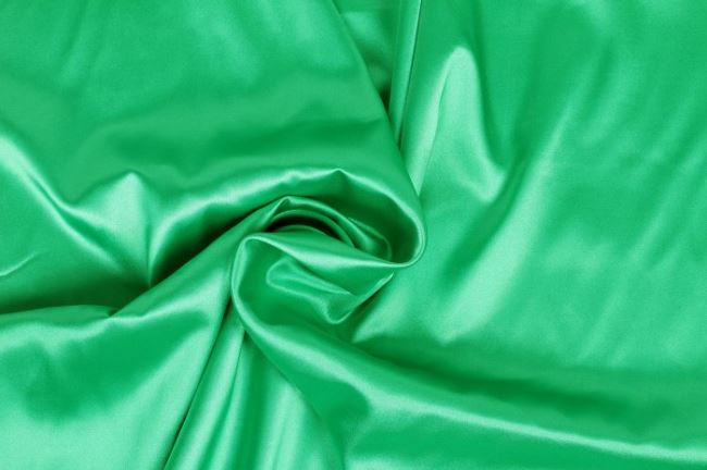 Stretch satin in pea color 04241/025