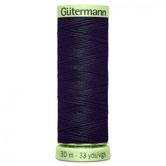Gütermann extra strong sewing thread in dark blue color J-665