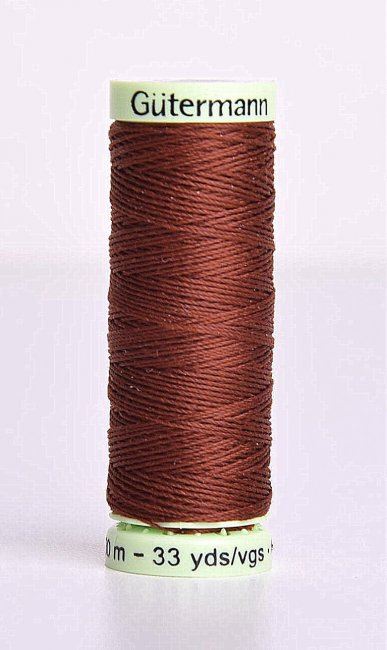 Extra strong sewing thread Gütermann in brown color J-230