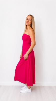 Set for sewing strapless dresses made of functional knitwear in mint color SET110 (2)