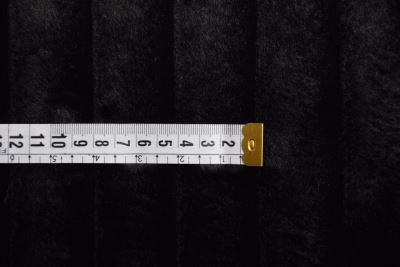 Fur with fine hair in black color AP191PL (2)