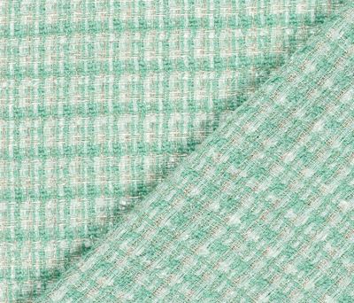 Chanel in green with gold lurex thread 23257/021