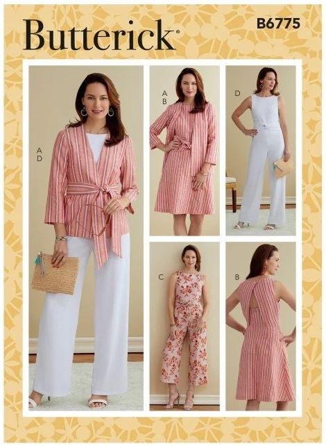 Butterick cut for women's set size 44-50 B6775-RR