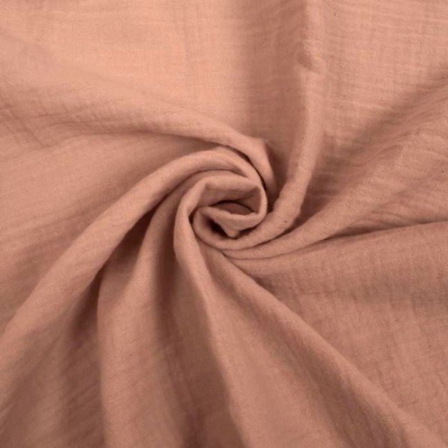 Muslin in old pink color 0698/820