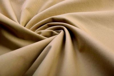 Cotton twill - Gabardine in dark beige color MOR4230