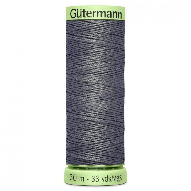 Gütermann extra strong sewing thread in dark gray color J-701