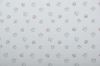 Cotton knit in mint color with small flower print 17632/021
