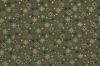 Christmas cotton fabric in green color with snowflakes print 20748/027
