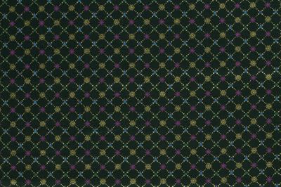 Christmas fabric made of cotton in green color with a decorative print 20740/028 (1)