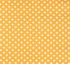 Cotton fabric in yellow color with polka dots 05570/034