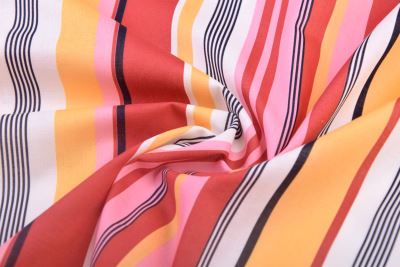 Cotton blouse fabric with stripe print TF149 (4)